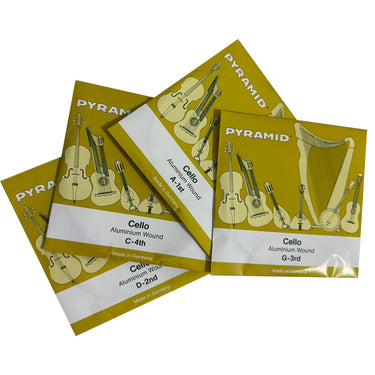 Encordadura Pyramid 170 100 4/4 Para Cello 4/4 Aluminio
